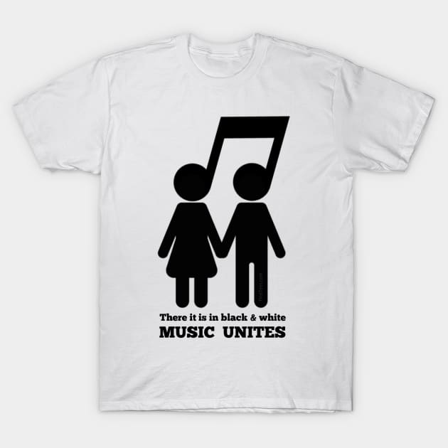 Music Unites Us T-Shirt by FirstTees